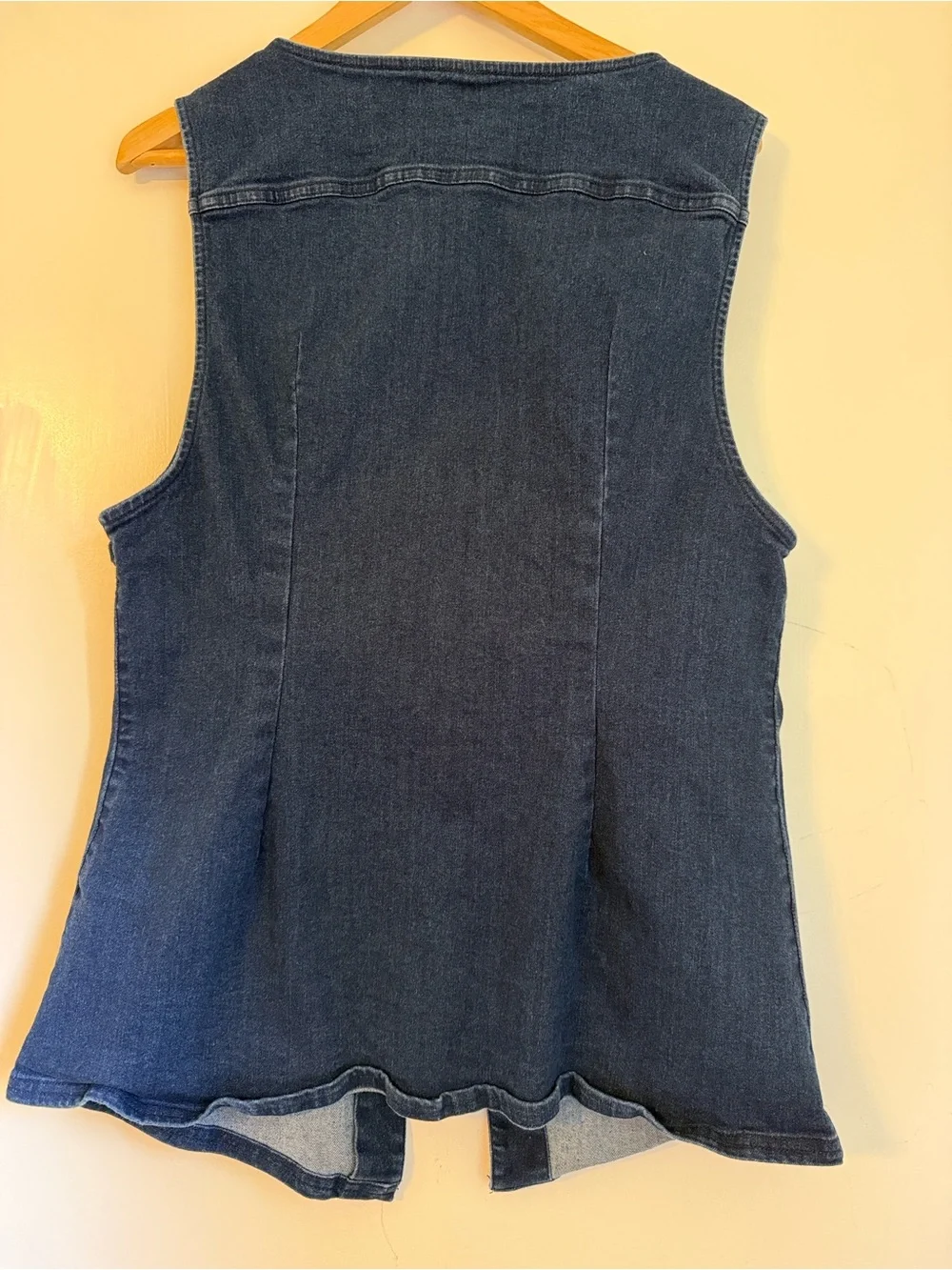 Free People Salome Denim Vest NWOT